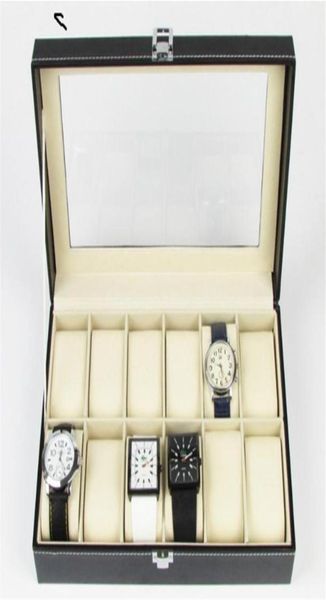 12 digits watches pu leather watch box display box jewelry storage organizer case locked boxes retro saat kutusu caixa para relogi2304256, Black;blue
12 digits watches pu leather watch box display box jewelry storage organizer case locked boxes retro saat kutusu caixa para relogi2304256, Black;blue