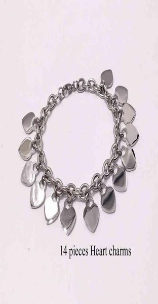 fashion sier rose gold chains women bracelets stainls please return to heart charms pulsera s1182772, Golden;silver
fashion sier rose gold chains women bracelets stainls please return to heart charms pulsera s1182772, Golden;silver