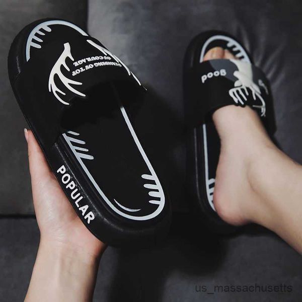 slipper new style slippers for men' tide summer outdoor silent thick-soled home furnishing soft-soled fawn slippers r230815, Black;grey
slipper new style slippers for men' tide summer outdoor silent thick-soled home furnishing soft-soled fawn slippers r230815, Black;grey