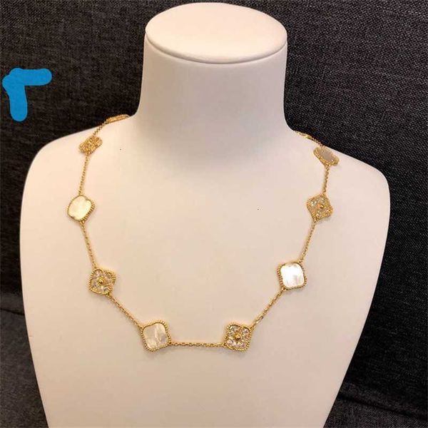 10 necklace fashion clover necklace charm 18k rose gold silver plated pendant for women girl valentine's engagement designer jewelry{ca
10 necklace fashion clover necklace charm 18k rose gold silver plated pendant for women girl valentine's engagement designer jewelry{ca