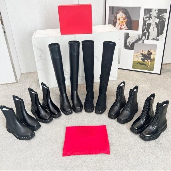 cowhede boots luxury designer boots womens printed socks platform boots studded doc martens outdoor classic over knee biker boots fashion sh, Black
cowhede boots luxury designer boots womens printed socks platform boots studded doc martens outdoor classic over knee biker boots fashion sh, Black