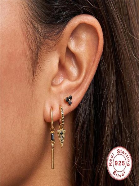 stud canner 3pc black zircon 925 sterling silver punk earrings for women gold piercing jewelry bijoux femme brincos4350164, Golden;silver
stud canner 3pc black zircon 925 sterling silver punk earrings for women gold piercing jewelry bijoux femme brincos4350164, Golden;silver