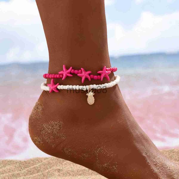 anklets boho starfish conch shell beads anklet brelets on the leg pineapple flower anklets barefoot for women leg chain beh jewelry j230815, Red;blue
anklets boho starfish conch shell beads anklet brelets on the leg pineapple flower anklets barefoot for women leg chain beh jewelry j230815, Red;blue