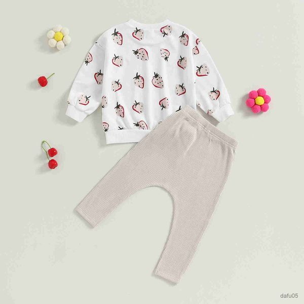 clothing sets kid baby girls pants set long sleeve strawberry print sweatshirt with elastic waist pants clothing set r230815, White
clothing sets kid baby girls pants set long sleeve strawberry print sweatshirt with elastic waist pants clothing set r230815, White