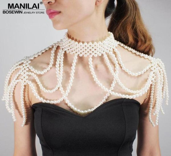 chains imitation pearl shoulder chain necklaces multilayer statement pendants women body party jewelry9143188, Silver
chains imitation pearl shoulder chain necklaces multilayer statement pendants women body party jewelry9143188, Silver