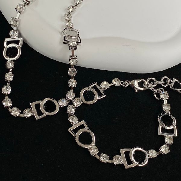 bohemian letter d micro inlays crysta gold necklace bracelets fashion simple g necklace classic style women's designer jewelry christma, Silver
bohemian letter d micro inlays crysta gold necklace bracelets fashion simple g necklace classic style women's designer jewelry christma, Silver