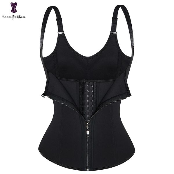 women's shapers adjustable straps front zipper and hooks neoprene steel boned trainer corset vest shapewear plus size 604# 230815, Black;white
women's shapers adjustable straps front zipper and hooks neoprene steel boned trainer corset vest shapewear plus size 604# 230815, Black;white