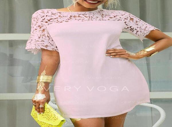 casual dresses women oneck open white lace short sleeve above knee loose elegant mini dress for2100552, Black;gray
casual dresses women oneck open white lace short sleeve above knee loose elegant mini dress for2100552, Black;gray