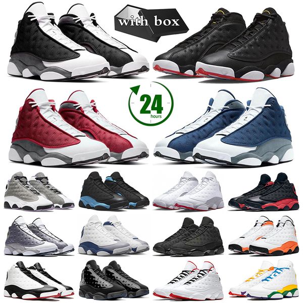 with box jumpman 13 basketball shoes 13s mens trainers black cat red flint atmosphere grey bred playoffs playground starfish men sneakers sp, White;red
with box jumpman 13 basketball shoes 13s mens trainers black cat red flint atmosphere grey bred playoffs playground starfish men sneakers sp, White;red