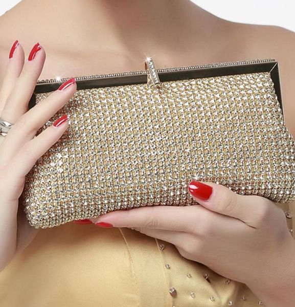 luxurious diamond rhinestone bag party clutch purse crystal evening banquet handbag silver gold and black color7670149
luxurious diamond rhinestone bag party clutch purse crystal evening banquet handbag silver gold and black color7670149