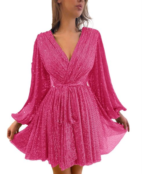 glitter sequined homecoming dresses long sleeve deep v-neck princess mini cocktail formal occasion birthday prom graudation cocktail party g, Blue;pink
glitter sequined homecoming dresses long sleeve deep v-neck princess mini cocktail formal occasion birthday prom graudation cocktail party g, Blue;pink
