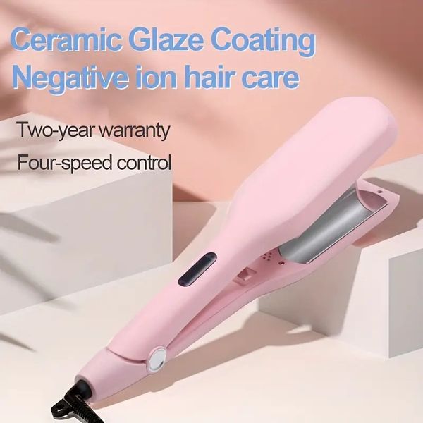 28mm gold size negative ion curling iron - 10 sec quick heat, ceramic glaze coating & thermal insulation design, Black
28mm gold size negative ion curling iron - 10 sec quick heat, ceramic glaze coating & thermal insulation design, Black