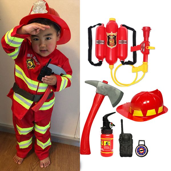special occasions kids cosplay costumes firefighter uniform halloween carnival party kids children sam fireman role clothing suit boy perfor, Blue
special occasions kids cosplay costumes firefighter uniform halloween carnival party kids children sam fireman role clothing suit boy perfor, Blue