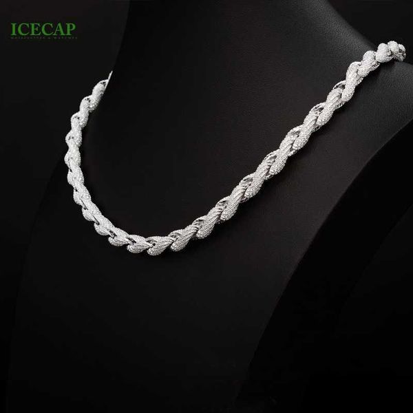 hip hop iced out vvs moissanite rope chain necklace white gold plated choker necklace men's bling moissanite rope necklace, Silver
hip hop iced out vvs moissanite rope chain necklace white gold plated choker necklace men's bling moissanite rope necklace, Silver