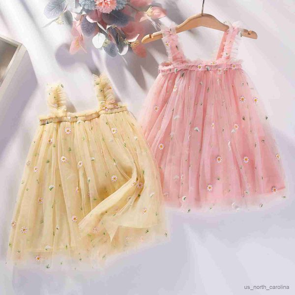 girl's dresses 1-6y dress kids girls party 2023 summer sleeveless daisy floral dress layered tulle dress princess birthday dresses r230, Red;yellow
girl's dresses 1-6y dress kids girls party 2023 summer sleeveless daisy floral dress layered tulle dress princess birthday dresses r230, Red;yellow