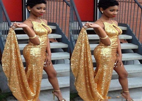 blingbling gold sequin mermaid evening dresses with halter side split floor length prom party wears custom made3228723, Black;red
blingbling gold sequin mermaid evening dresses with halter side split floor length prom party wears custom made3228723, Black;red