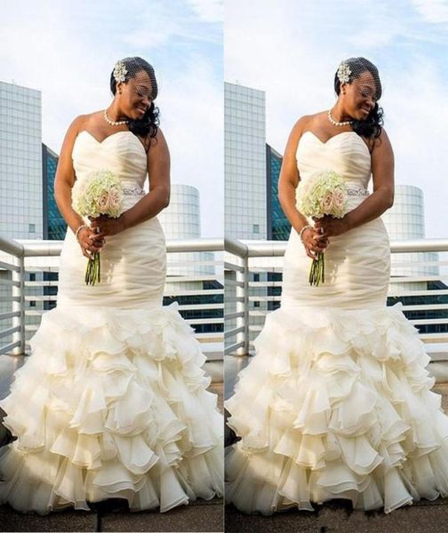 vintage plus size mermaid wedding dresses ruched cascading ruffles sweetheart floor length long dubai arabic bridakl gowns3659250, White
vintage plus size mermaid wedding dresses ruched cascading ruffles sweetheart floor length long dubai arabic bridakl gowns3659250, White