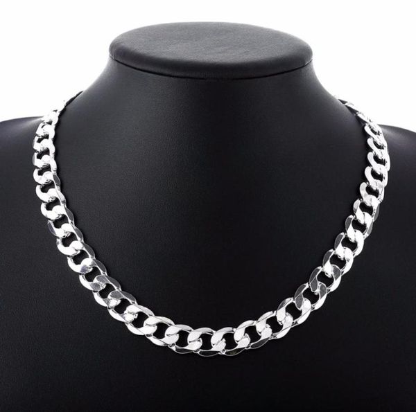 12 mm curb chain necklace for men silver 925 necklaces chain choker man fashion male jewelry wide collar torque colar1345998
12 mm curb chain necklace for men silver 925 necklaces chain choker man fashion male jewelry wide collar torque colar1345998