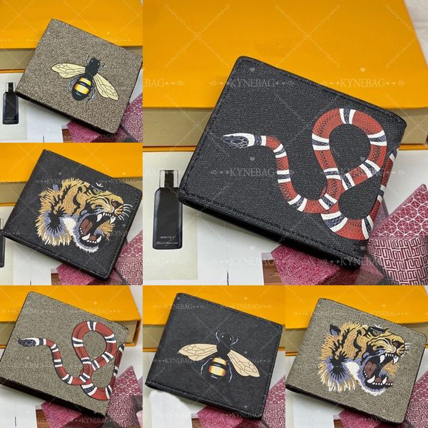 designers men animal fashion short wallet leather black snake tiger bee women luxury purse card holders with gift box aa, Red;black
designers men animal fashion short wallet leather black snake tiger bee women luxury purse card holders with gift box aa, Red;black
