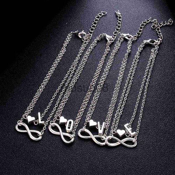 anklets boho initial anklet heart infinity silver color ankle brelet on leg chain 26 letter anklets for women ankle beh foot jewelry j230815, Red;blue
anklets boho initial anklet heart infinity silver color ankle brelet on leg chain 26 letter anklets for women ankle beh foot jewelry j230815, Red;blue