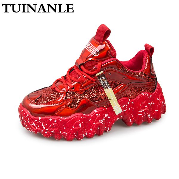 dress shoes sneaker spring 2023 fashion sequined cloth bling breathable round toe leisure chunky tenis feminino tuinanle 230814, Black
dress shoes sneaker spring 2023 fashion sequined cloth bling breathable round toe leisure chunky tenis feminino tuinanle 230814, Black