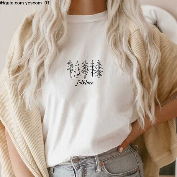 woman's fashion music t shirts folklore women cotton oversized graphic tee gothic hip hop clothes, White
woman's fashion music t shirts folklore women cotton oversized graphic tee gothic hip hop clothes, White