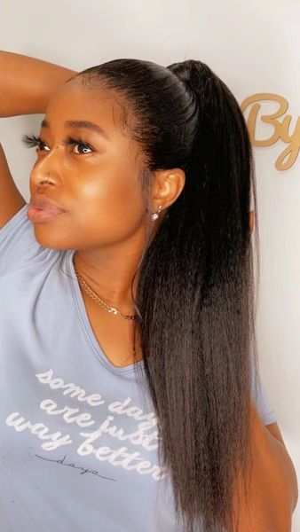 brown italian yaki human hair kinky straight clip in natural coarse yaki virgin hair wrap drawstring ponytail hair extensions 120g, Black
brown italian yaki human hair kinky straight clip in natural coarse yaki virgin hair wrap drawstring ponytail hair extensions 120g, Black