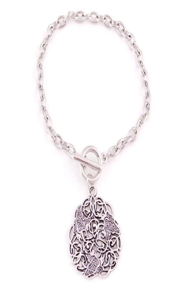 personality viking three morrigan crows ravens triskele pattern charm pendent amulet charm wheat link chain bracelet jewelry gift8029783, Golden;silver
personality viking three morrigan crows ravens triskele pattern charm pendent amulet charm wheat link chain bracelet jewelry gift8029783, Golden;silver