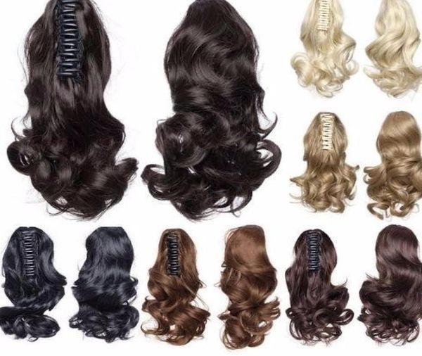 fashion 12quot short wavy extensions claw on ponytails synthetic black brown blonde women039s hairpiece hair ponytail4931793
fashion 12quot short wavy extensions claw on ponytails synthetic black brown blonde women039s hairpiece hair ponytail4931793