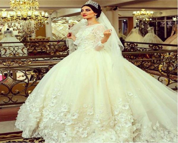 beaded 3d floral applique ball gown wedding dresses with long sleeves chapel train wedding gown ivory lace tulle corset bridal gow4351584, White
beaded 3d floral applique ball gown wedding dresses with long sleeves chapel train wedding gown ivory lace tulle corset bridal gow4351584, White
