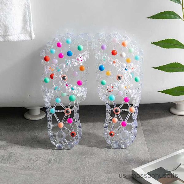 slipper massage slippers sole particles health foot therapy indoor home bathroom anti-skid bath quick drying home health slippers r230815, Black;grey
slipper massage slippers sole particles health foot therapy indoor home bathroom anti-skid bath quick drying home health slippers r230815, Black;grey