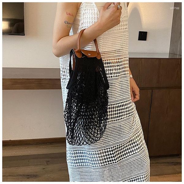 fashion hollow knitted women's casual female shoulder simple crochet tote ladies shopping handle handbag
fashion hollow knitted women's casual female shoulder simple crochet tote ladies shopping handle handbag