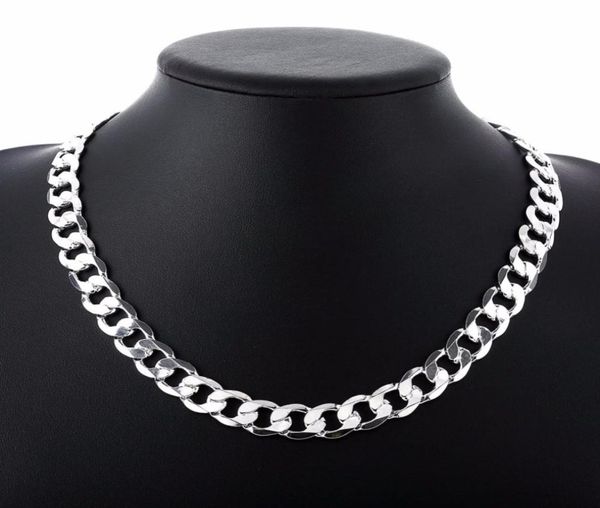 12 mm curb chain necklace for men silver 925 necklaces chain choker man fashion male jewelry wide collar torque colar3531161
12 mm curb chain necklace for men silver 925 necklaces chain choker man fashion male jewelry wide collar torque colar3531161