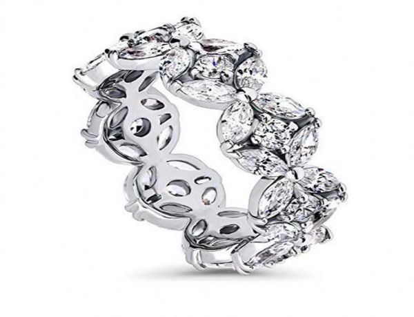 vecalon flower shape promise finger ring 925 sterling silver diamond engagement wedding band rings for women jewelry gift8177840, Slivery;golden
vecalon flower shape promise finger ring 925 sterling silver diamond engagement wedding band rings for women jewelry gift8177840, Slivery;golden