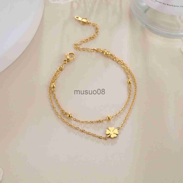 anklets kkjoy foot chain of women men silver color four-leaf clover stainless steel anklet simple beads fashion jewelry cessories new j23081, Red;blue
anklets kkjoy foot chain of women men silver color four-leaf clover stainless steel anklet simple beads fashion jewelry cessories new j23081, Red;blue