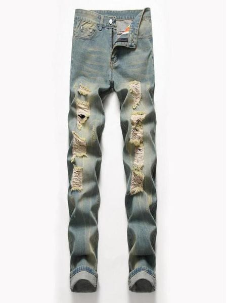 big size mens classic straight leg ripped jeans fashion designer slim fit washed solid hole biker hip hop retro blue denim pants j4135035
big size mens classic straight leg ripped jeans fashion designer slim fit washed solid hole biker hip hop retro blue denim pants j4135035