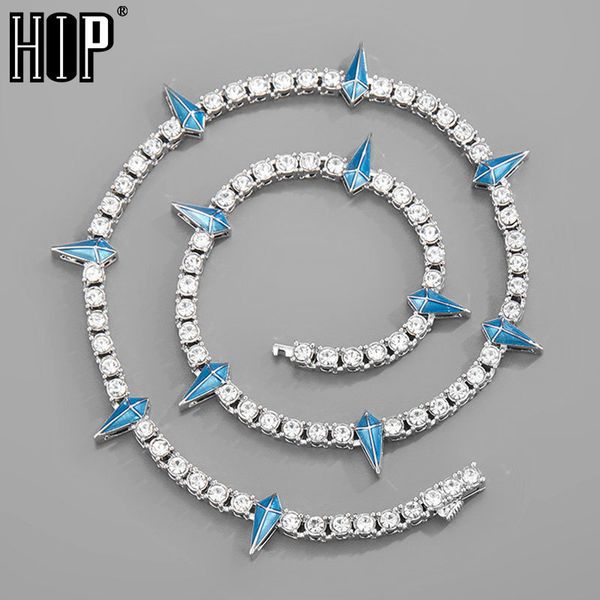 pendant necklaces 4mm tennis chain dropwater shape iced out colorful s bling rapper necklaces for men women choker jewelry 230815, Silver
pendant necklaces 4mm tennis chain dropwater shape iced out colorful s bling rapper necklaces for men women choker jewelry 230815, Silver
