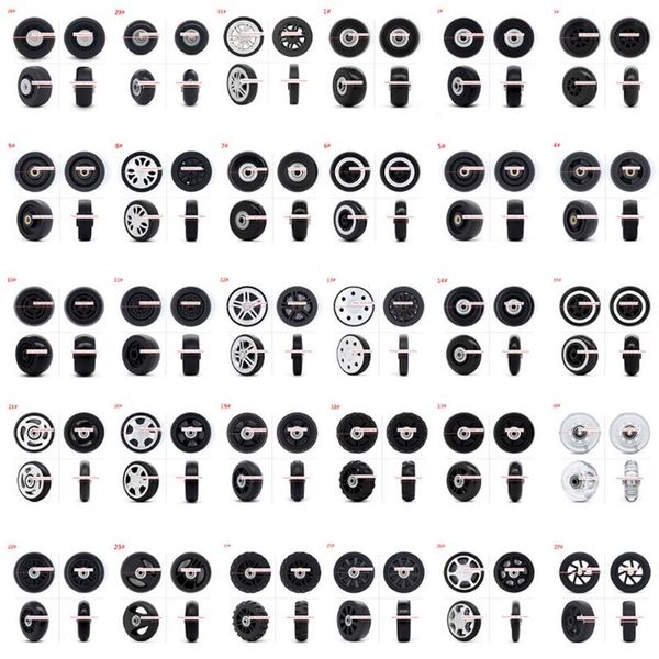 1pc plastic swivel wheels rotation suitcase replacement casters luggage case parts accessories173m, Black
1pc plastic swivel wheels rotation suitcase replacement casters luggage case parts accessories173m, Black