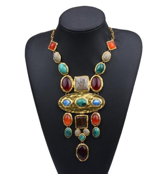 chokers baroque multi geometric stone statement necklaces for women bohemia jewelry colorful crystal chunky necklace female bijoux2534104, Golden;silver
chokers baroque multi geometric stone statement necklaces for women bohemia jewelry colorful crystal chunky necklace female bijoux2534104, Golden;silver