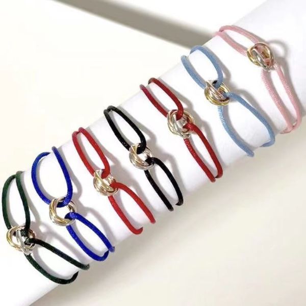 fashion 316l stainless steel trinity ring string bracelet three rings hand strap couple bracelets for women and men fashion jewwelry famous, Black
fashion 316l stainless steel trinity ring string bracelet three rings hand strap couple bracelets for women and men fashion jewwelry famous, Black
