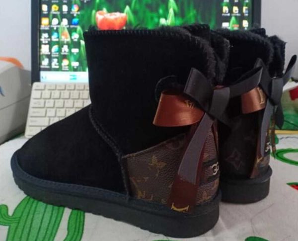 sell aus classical design l bow u boots women snow bowknot keep warm genuine leather sheepskin plush transshipment with everything u, Black
sell aus classical design l bow u boots women snow bowknot keep warm genuine leather sheepskin plush transshipment with everything u, Black