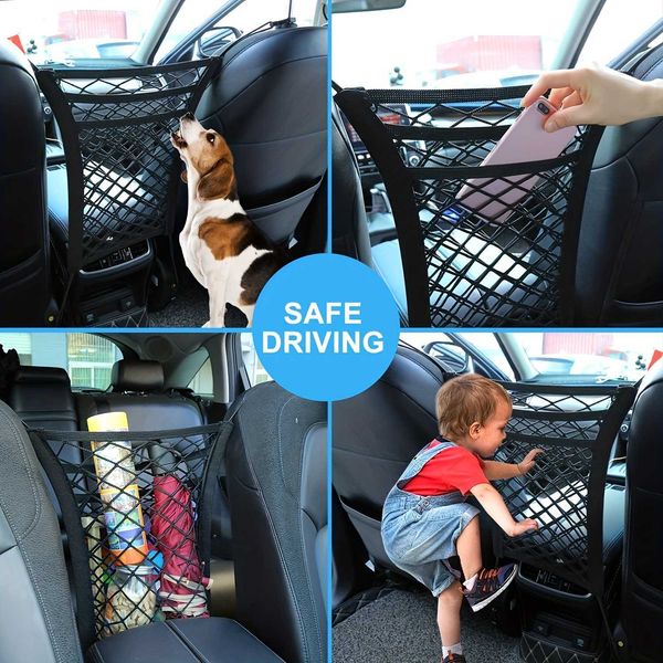 dog barriers new 3-layer mesh organizer storage net bag between seats car divider pet barrier stretchable elastic auto car assecories r23081
dog barriers new 3-layer mesh organizer storage net bag between seats car divider pet barrier stretchable elastic auto car assecories r23081