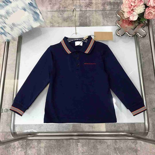 23ss designer summer clothes lapel autumn coat size 100-150 cm embroidered logo on chest kids polo shirt baby long sleeved sweater aug03, Blue
23ss designer summer clothes lapel autumn coat size 100-150 cm embroidered logo on chest kids polo shirt baby long sleeved sweater aug03, Blue