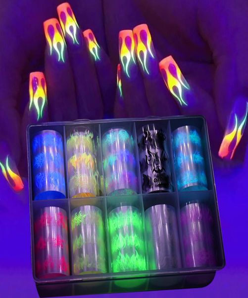 10 rollbox luminous fire flame foil set nail art transfer sticker decal yellow blue slider starry papers decoration2259224, Black
10 rollbox luminous fire flame foil set nail art transfer sticker decal yellow blue slider starry papers decoration2259224, Black