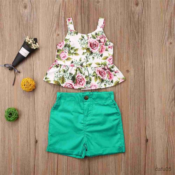 clothing sets baby summer clothing 1-6y floral newborn baby girl 2pcs clothes vest shorts pants outfits set r230815, White
clothing sets baby summer clothing 1-6y floral newborn baby girl 2pcs clothes vest shorts pants outfits set r230815, White