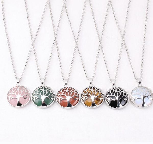 natural stone tree of life necklaces opal tiger039s eye pink quartz crystal chakra reiki healing pendulum penant necklace4298511, Silver
natural stone tree of life necklaces opal tiger039s eye pink quartz crystal chakra reiki healing pendulum penant necklace4298511, Silver