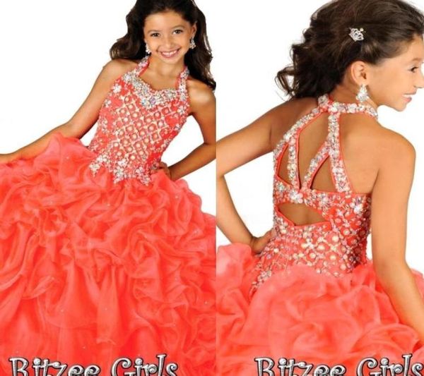 2019 ritzee girls coral spaghetti beaded crystal ball gown laceup back ruched organza girl039s pageant dresses girl039s pro5771976, White;red
2019 ritzee girls coral spaghetti beaded crystal ball gown laceup back ruched organza girl039s pageant dresses girl039s pro5771976, White;red