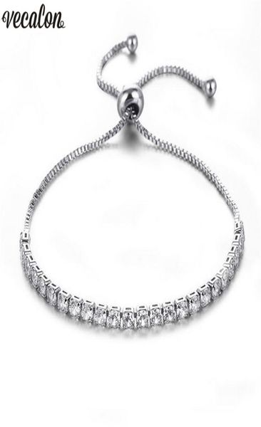 vecalon female extend bracelet 4mm diamond white gold filled crystal engagement wedding bracelets for women jewelry3179839, Black
vecalon female extend bracelet 4mm diamond white gold filled crystal engagement wedding bracelets for women jewelry3179839, Black