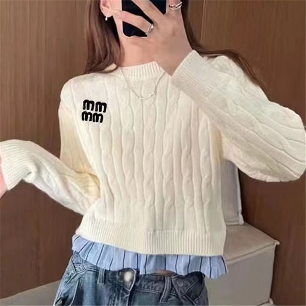 embroidered letter sweaters knitted hoodie for women fashion knits pullover designer fake two piece sweatshirts
embroidered letter sweaters knitted hoodie for women fashion knits pullover designer fake two piece sweatshirts