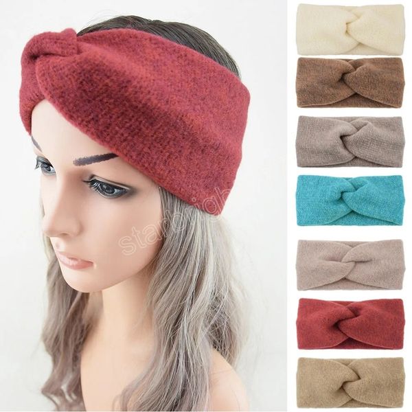 women warm mohair hairband knitting elastic hair band cross wide headband twisted woolen turban headwrap hair accessories, Slivery;white
women warm mohair hairband knitting elastic hair band cross wide headband twisted woolen turban headwrap hair accessories, Slivery;white